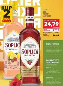 Kaufland Soplica Likier 26% alk. różne rodzaje 0,5 l butelka oferta