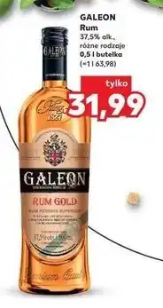 Kaufland Rum GALEON 37,5% alk., różne rodzaje 0,5 l butelka oferta
