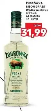 Kaufland ŻUBRÓWKA BISON GRASS Wódka smakowa 37,5% alk. 0,5 l butelka oferta