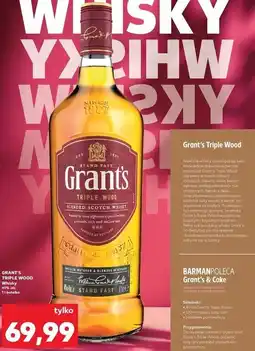 Kaufland Grant's Triple Wood Whisky oferta