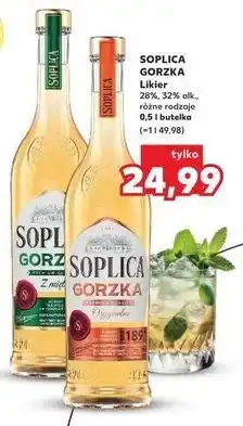Kaufland SOPLICA GORZKA Likier 28%, 32% alk., różne rodzaje 0,5 l butelka oferta