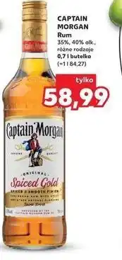 Kaufland Rum CAPTAIN MORGAN 35%, 40% alk., różne rodzaje 0,7 l butelka oferta