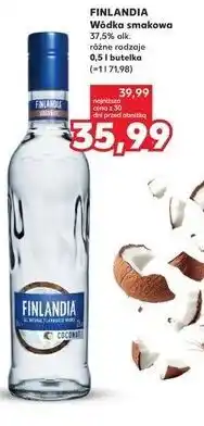 Kaufland FINLANDIA Wódka smakowa 37,5% alk. różne rodzaje 0,5 l butelka oferta