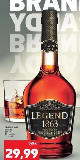 Kaufland Legend 1863 Brandy 36% alk. 0,5 l butelka oferta