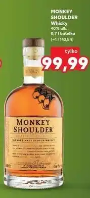 Kaufland MONKEY SHOULDER Whisky 40% alk. 0,7 l butelka oferta