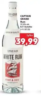 Kaufland Rum CAPTAIN GRAND 37,5% alk. 0,7 l butelka oferta