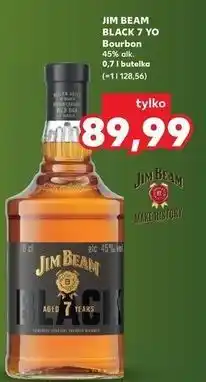 Kaufland JIM BEAM BLACK 7 YO Bourbon 45% alk. 0,7 l butelka oferta