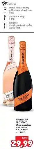 Kaufland MIONETTO PROSECCO Wino musujące oferta