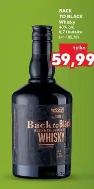 Kaufland BACK TO BLACK Whisky 40% alk. 0,7 l butelka oferta