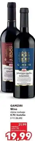 Kaufland Wino Gamziri oferta