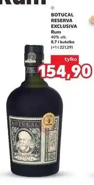 Kaufland Rum BOTUCAL RESERVA EXCLUSIVA 40% alk. 0,7 l butelka oferta
