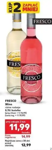 Kaufland Fresco Wino różne rodzaje 0,75 l butelka oferta