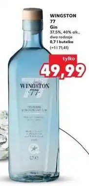 Kaufland WINGSTON 77 Gin oferta