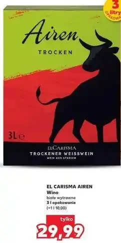 Kaufland Wino El Carisma Airen oferta