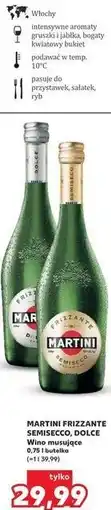 Kaufland MARTINI FRIZZANTE SEMISECCO, DOLCE Wino musujące oferta
