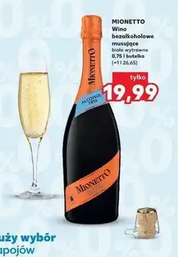 Kaufland MIONETTO Wino bezalkoholowe musujące białe wytrawne oferta