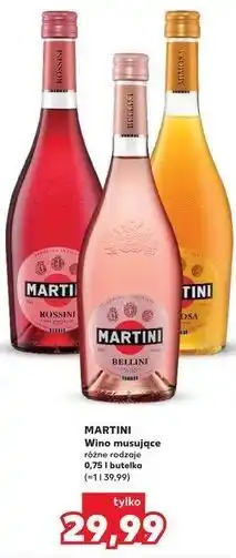 Kaufland Martini Wino musujące różne rodzaje 0,75 l butelka oferta