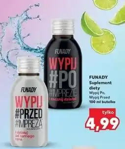 Kaufland FUNADY Suplement diety Wypij Po, Wypij Przed 100 ml butelka oferta