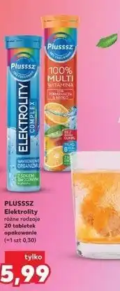 Kaufland PLUSSSZ Elektrolity różne rodzaje 20 tabletek oferta