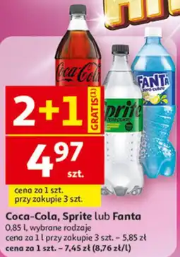 Auchan Coca-Cola, Sprite lub Fanta oferta