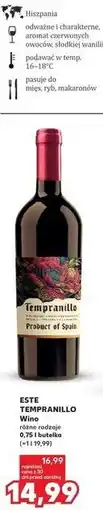 Kaufland ESTE TEMPRANILLO Wino oferta