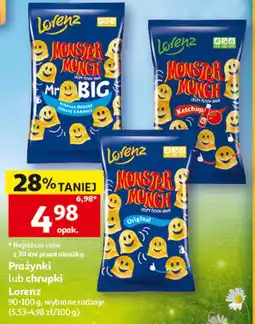 Auchan Prażynki lub chrupki Lorenz oferta