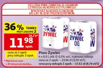 Auchan Piwo Żywiec oferta