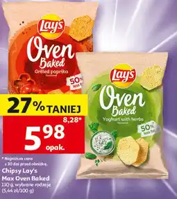 Auchan Chipsy Lay's Max Oven Baked oferta