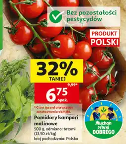 Auchan Pomidory kampari malinowe oferta