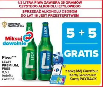 Piwo LECH PREMIUM, FREE