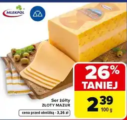 Carrefour Market Ser żółty ZŁOTY MAZUR oferta