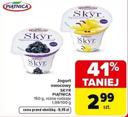 Carrefour Market Jogurt owocowy SKYR PIĄTNICA oferta