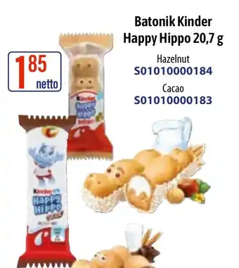 AT Batonik Kinder Happy Hippo oferta