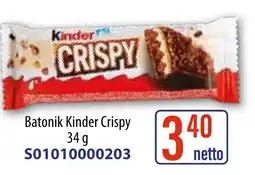 AT Batonik Kinder Crispy oferta