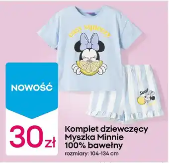 Komplet dziewczęcy Myszka Minnie 100% bawełny