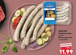 Kaufland Kiełbaski białe Morliny oferta