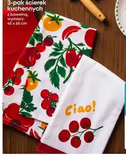 Pepco Ścierki kuchenne z bawełną wymiary: 45x65cm 3-pak oferta