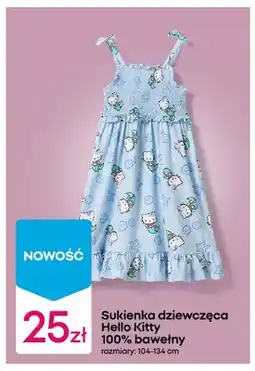 Pepco Sukienka dziewczęca Hello Kitty 100% bawełny oferta