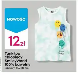 Pepco Tank top chłopięcy SmileyWorld 100% bawełny oferta
