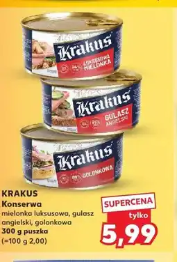 Kaufland Konserwa mielonka luksusowa KRAKUS oferta