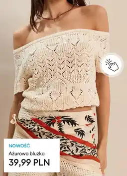 Sinsay Ażurowa bluzka oferta
