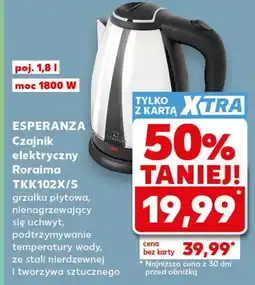 Kaufland Czajnik elektryczny Esperanza oferta