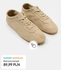 Sinsay Skórzane trampki oferta