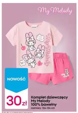 Pepco Komplet dziewczęcy My Melody 100% bawełny oferta