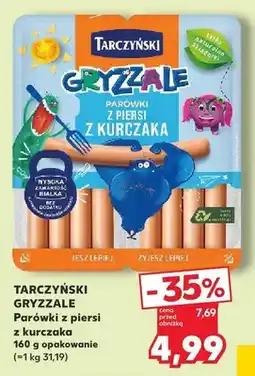 Kaufland Parówki z piersi z kurczaka Gryzzale Tarczyński oferta