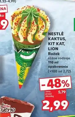 Kaufland Lody rożek Kaktus oferta