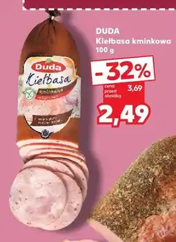 Kaufland Kiełbasa kminkowa Duda oferta