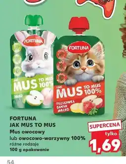 Kaufland Mus owocowy Fortuna Jak Mus To Mus oferta
