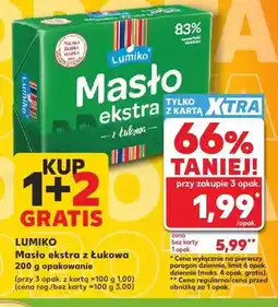 Kaufland Masło ekstra z Łukowa Lumiko oferta