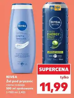 Kaufland Żel pod prysznic Nivea Creme Smooth oferta